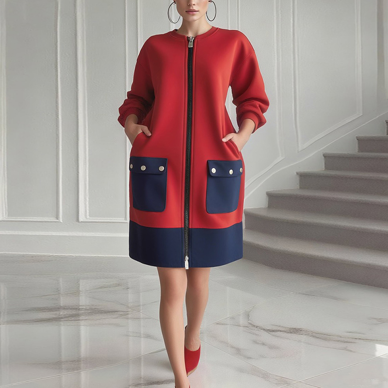 Gaun Modigirl Lengan Panjang W - Women'S Red Formal Wear ulasan dan harga