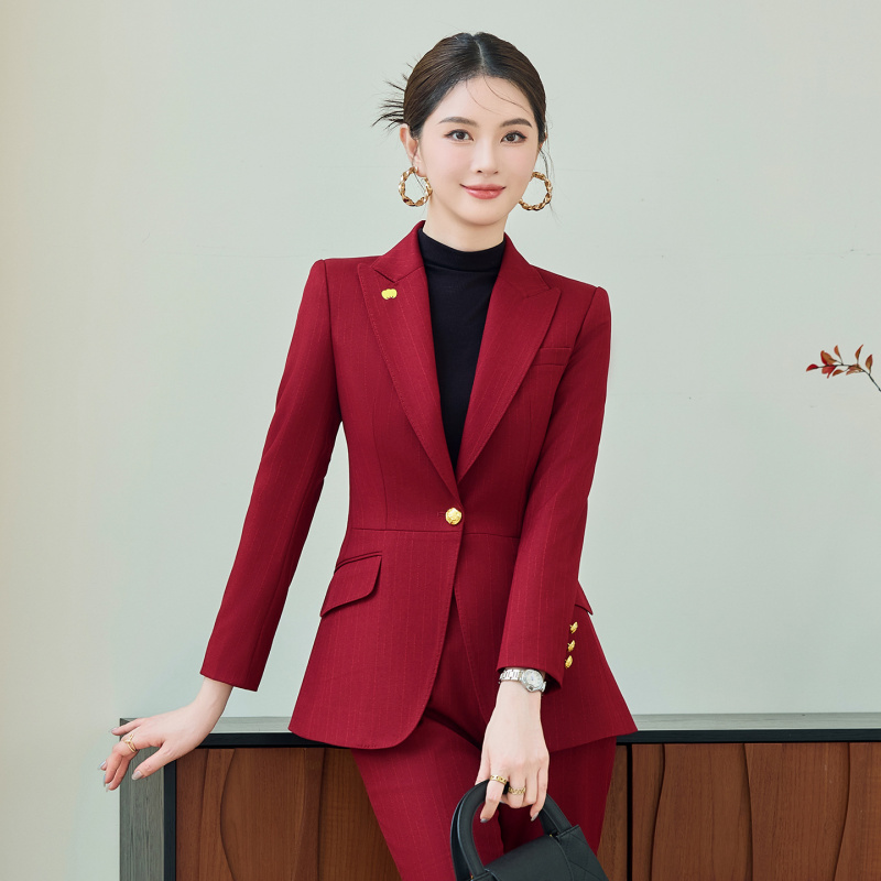 Setelan Jas Merah untuk Wanita - Women'S Red Formal Wear ulasan dan harga