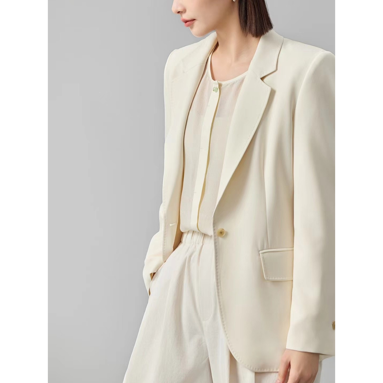 Jas Wanita Allingentle Slim Fi - Womens Blazer ulasan dan harga